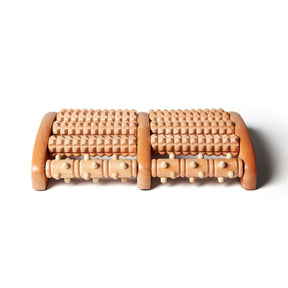 Kanjo Acupressure Foot Massager Multi-Roller, Wooden, 7" x 10" - KANROLLMW-Single - LL Medico