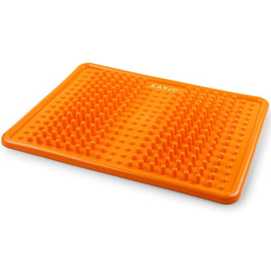 Kanjo Acupressure Foot Pain Relief Mat, Orange, 10.5" x 13.5" - KANFOOTO-Single - LL Medico