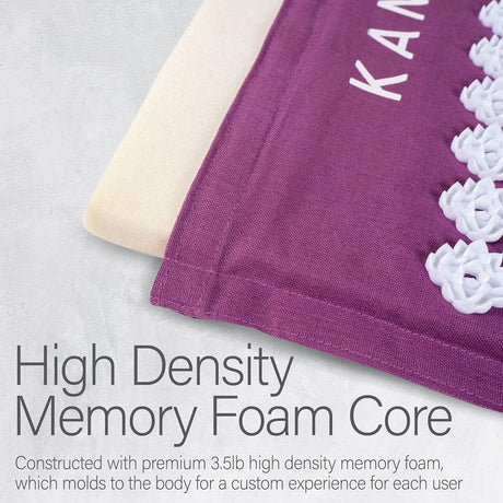 Kanjo Memory Foam Acupressure Mat Set, Large - KANMATXL-Each - LL Medico