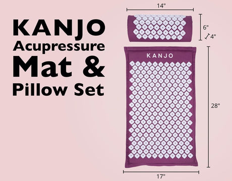 Kanjo Memory Foam Acupressure Mat Set, Large - KANMATXL-Each - LL Medico