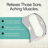 Kanjo Myofascial Massager, Stainless Steel, 3.75 - KANMYOF-Single - LL Medico