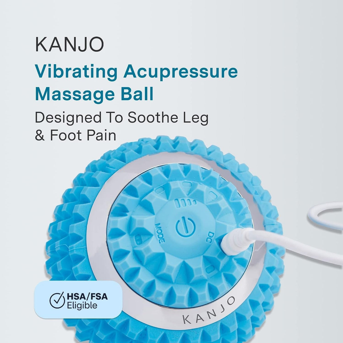 Kanjo Vibrating Acupressure Foot Massager Ball, 4 - KANVIBALL-Single - LL Medico