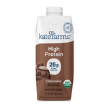 Kate Farms High Protein Nutrition Shake, Chocolate, Case/12 - 811112031482-Case - LL Medico