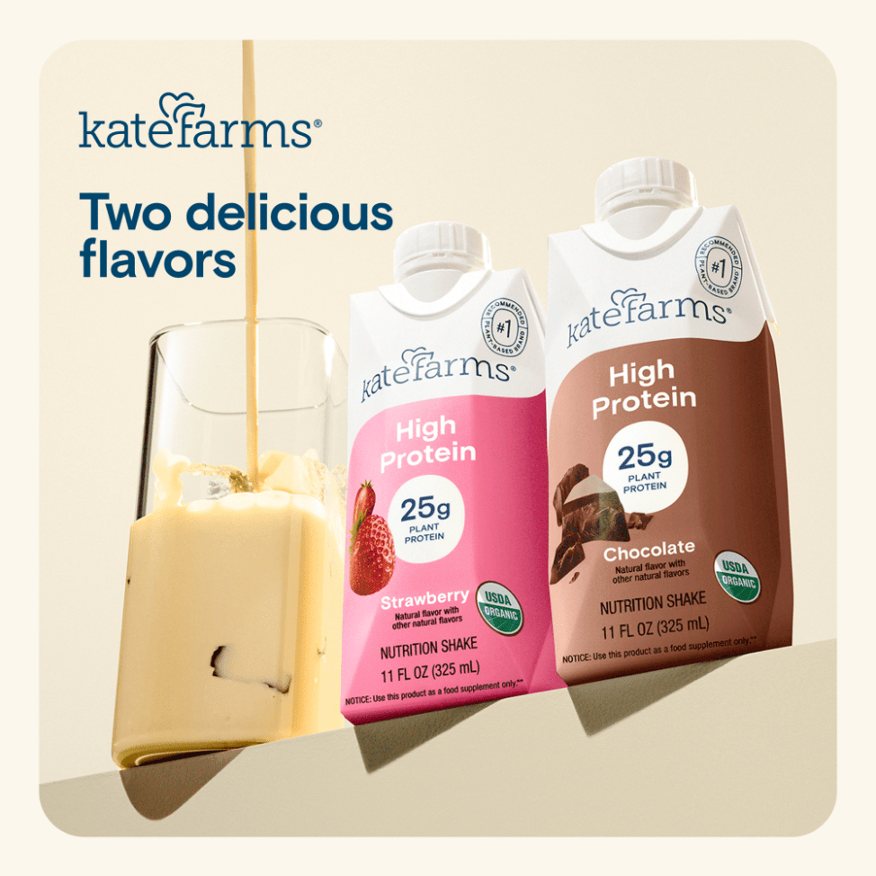 Kate Farms High Protein Nutrition Shake, Chocolate, Case/12 - 811112031482-Case - LL Medico