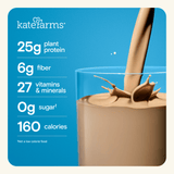 Kate Farms High Protein Nutrition Shake, Chocolate, Case/12 - 811112031482-Case - LL Medico