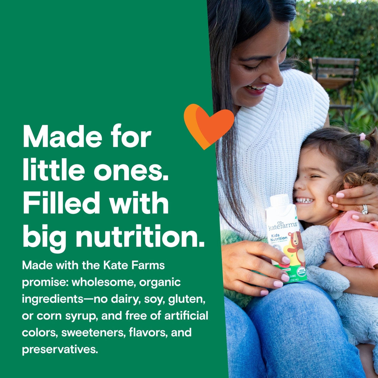 Kate Farms Kid's Nutrition Shake, Vanilla, Case/12 - 811112031208-Case - LL Medico