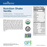 Kate Farms Nutrition Shake, Vanilla, Case/12 - 811112030591-Case - LL Medico