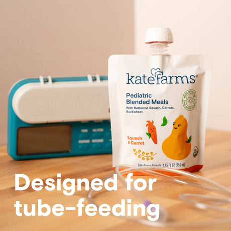 Kate Farms Pediatric Blended Meals, Squash & Carrot, CS/12 - 811112030119-Case - LL Medico