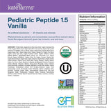 Kate Farms Pediatric Peptide 1.5, Vanilla, CS/12 - 851823006201-Case - LL Medico