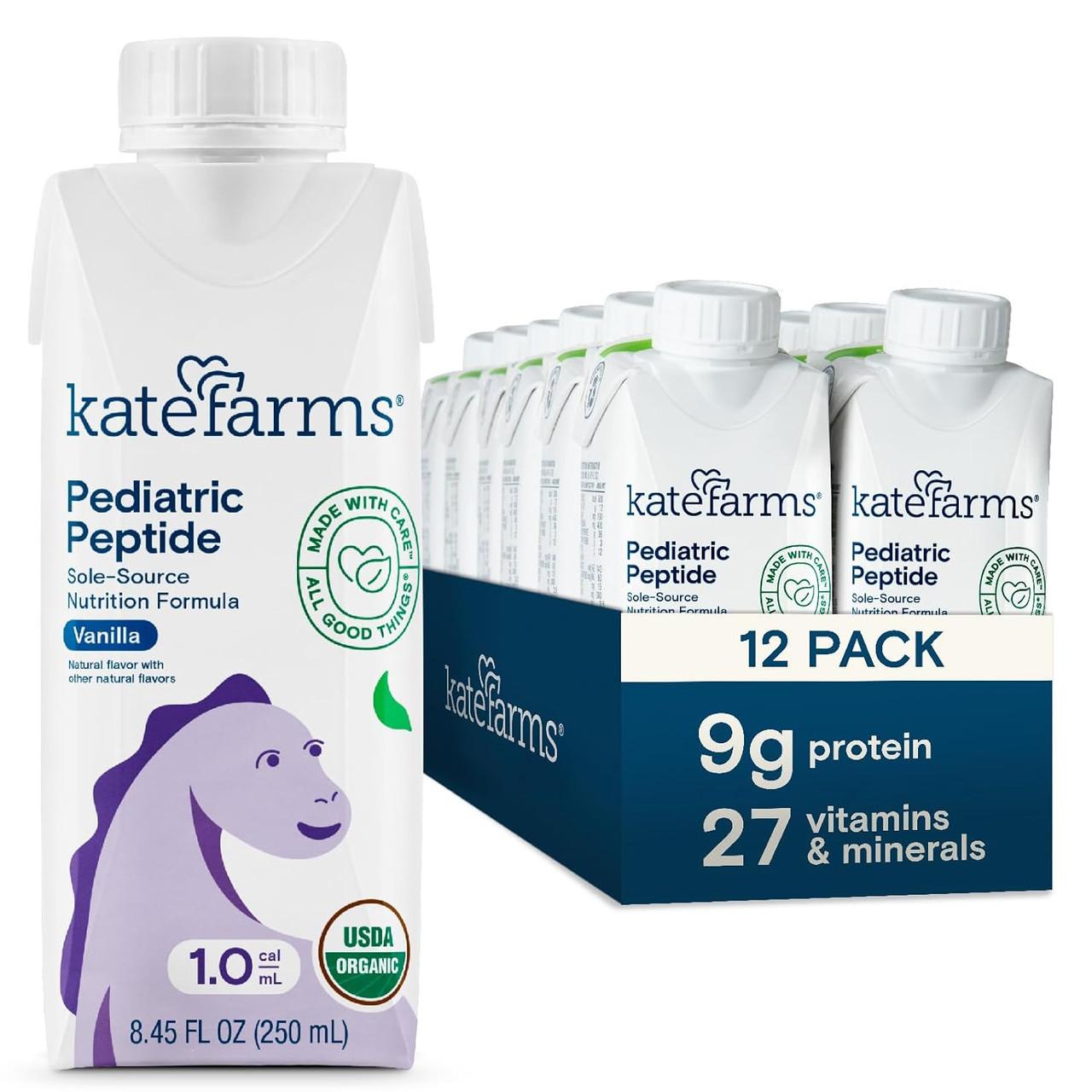 Buy Kate Farms Pediatric Peptide Formula 1.0, Vanilla – LL Medico
