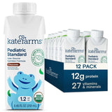 Kate Farms Pediatric Standard Formula 1.2, Chocolate, CS/12 - 811112030713-Case - LL Medico