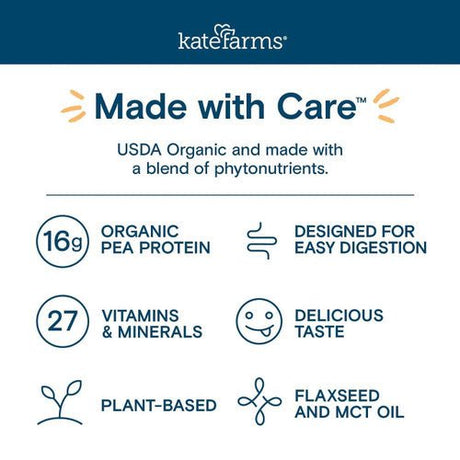 Kate Farms Peptide 1.0, Vanilla, CS/12 - 811112030553-Case - LL Medico