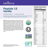Kate Farms Peptide Formula 1.5, Vanilla - 851823006386-Single - LL Medico