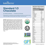 Kate Farms Standard Formula 1.0, Chocolate - 851823006690-Single - LL Medico