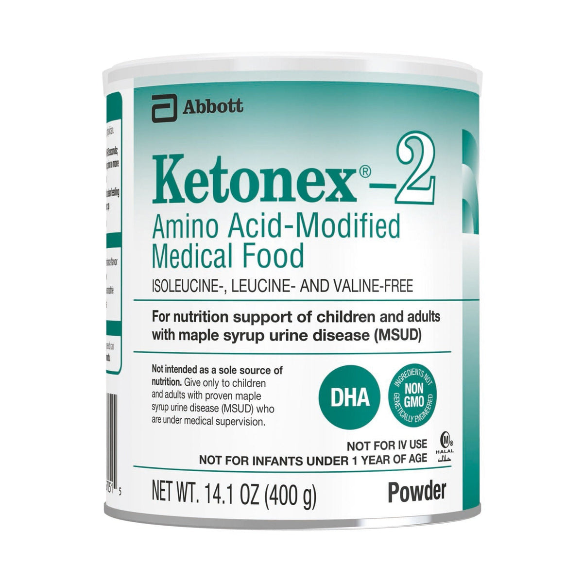 Ketonex-2 Amino Acid-Modified Medical Food Powder, Unflavored, 14.1 oz - 67050-Single - LL Medico