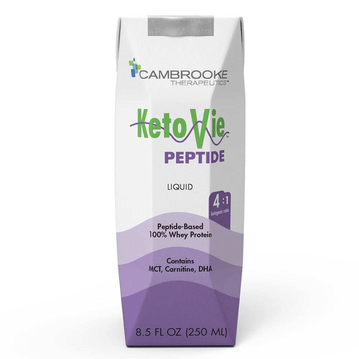 KetoVie Peptide 4:1 Oral Supplement, Unflavored Liquid, 8.5 oz - 50303-Single - LL Medico