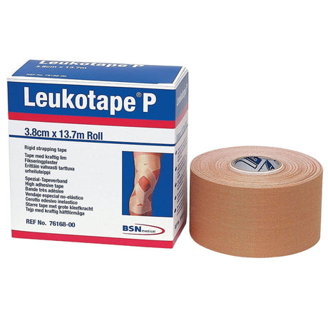 Leukotape P Rigid Strapping Tape, Beige, 1.5 Inch x 15 Yard - 76168-Single - LL Medico