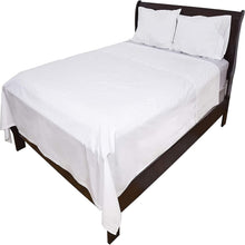 Lew Jan Textile Flat Bed Sheet, Twin, 66" x 104", White - V21-660430-Single - LL Medico