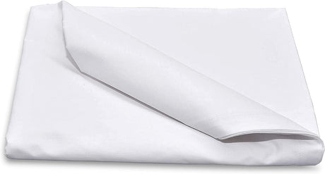 Lew Jan Textile Flat Bed Sheet, Twin, 66" x 104", White - V21-660430-Single - LL Medico