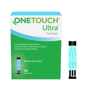 LifeScan OneTouch Ultra Blue Blood Glucose Test Strips - 022896-Box - LL Medico