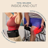 Light Therapy Belt Allevared Pro 6 7/8 X 49 3/5" - LP-ALVRDP-BLK-RTL-Single - LL Medico