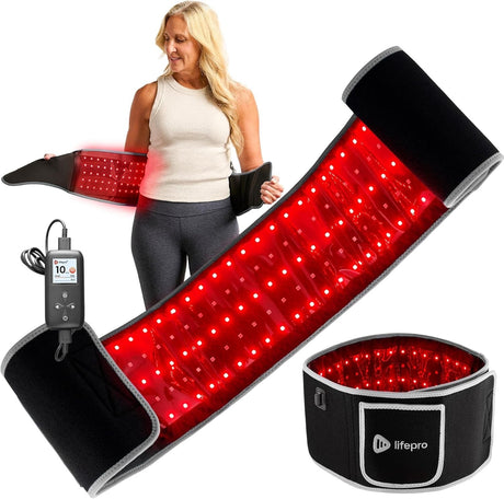 Light Therapy Belt Allevared Pro 6 7/8 X 49 3/5" - LP-ALVRDP-BLK-RTL-Single - LL Medico