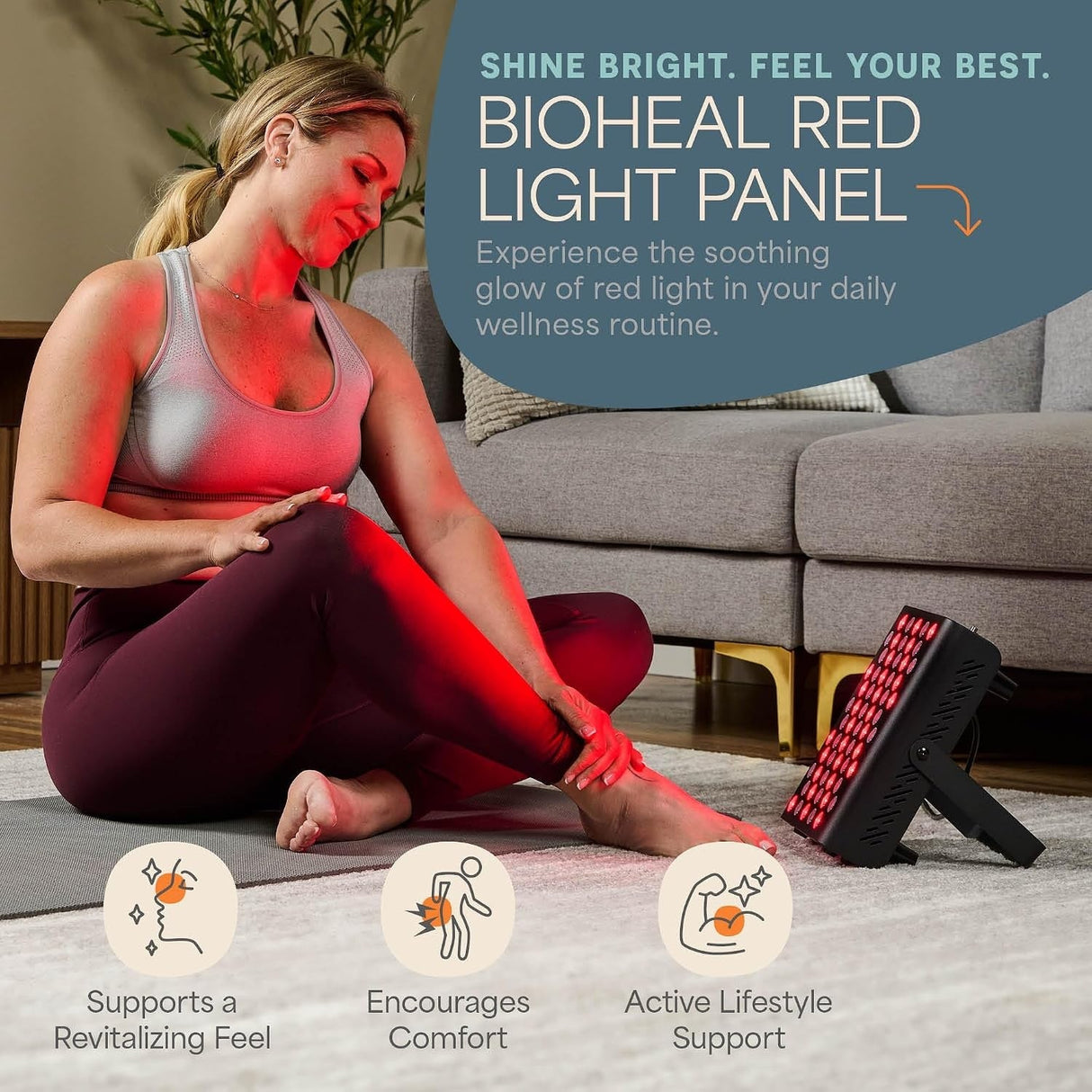 Light Therapy BioHeal 4 X 11 4/5 X 17 2/5" - LP-BIOHL-BLK-RTL-Single - LL Medico