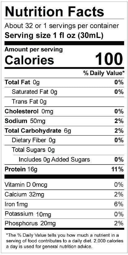 LiquaCel Concentrated Liquid Protein Oral Supplement, Apple, 32 oz - GH-88-Single - LL Medico