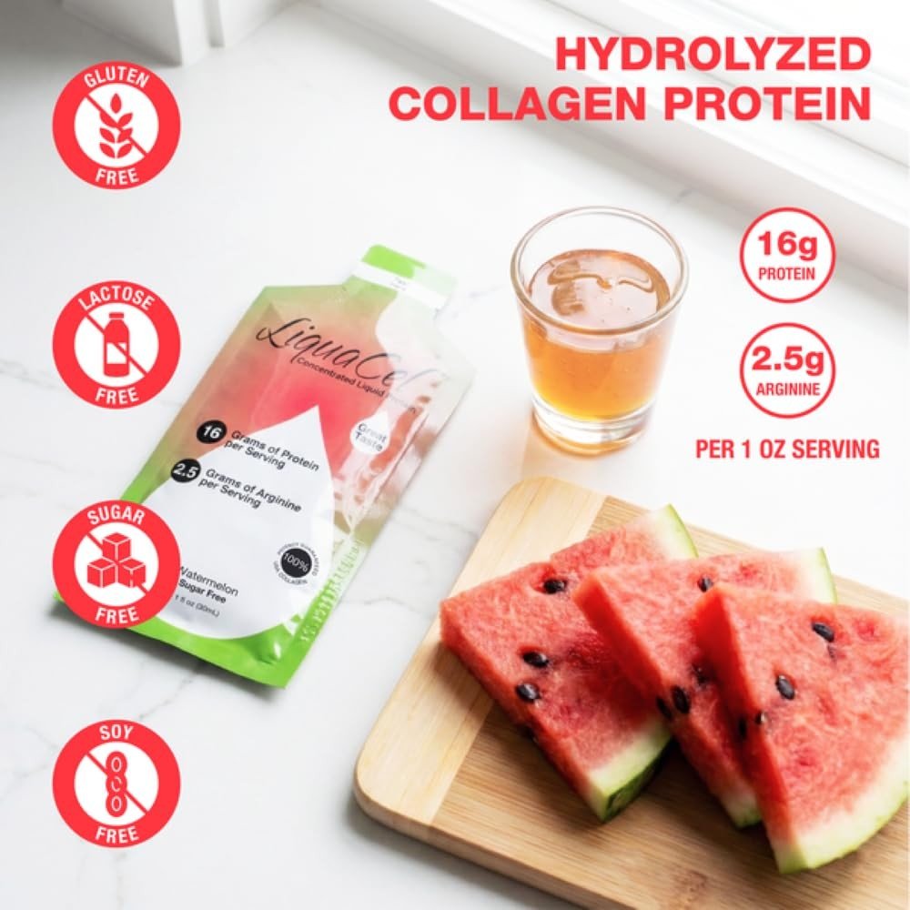 LiquaCel Concentrated Liquid Protein, Watermelon Flavor, 1 oz - GH-97-Pack - LL Medico