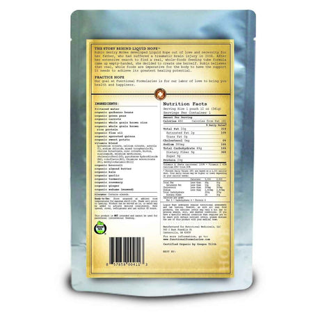 Liquid Hope Oral Supplement / Tube Feeding Formula, Original Formula, Unflavored - LHWS124-Single - LL Medico