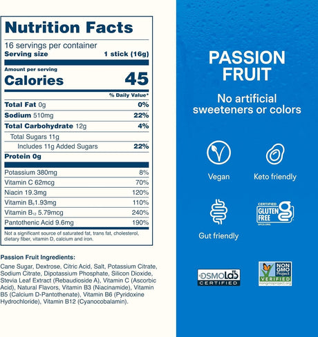 Liquid I.V. Hydration Multiplier Electrolyte Drink Mix, Passion Fruit, 0.56 oz - LVM-6002-Box - LL Medico
