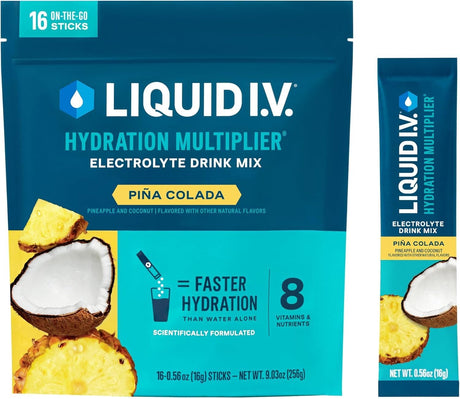 Liquid I.V. Hydration Multiplier Electrolyte Drink Mix, Tropical Punch, 0.56 oz - LVM-6021-Pack - LL Medico