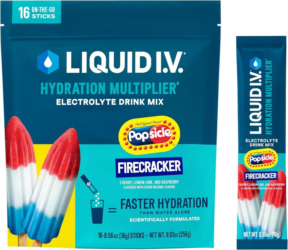 Liquid I.V. Hydration Multiplier Electrolyte Powder, Strawberry Lemonade, 0.56 oz - LVM-6029-Pack - LL Medico