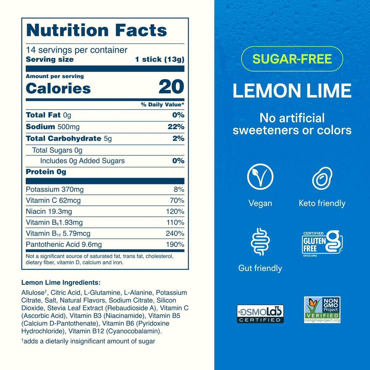Liquid I.V. Hydration Multiplier Sugar Free Oral Electrolyte Solution, Lemon Lime, 0.45 oz - LVM-6032-Box - LL Medico