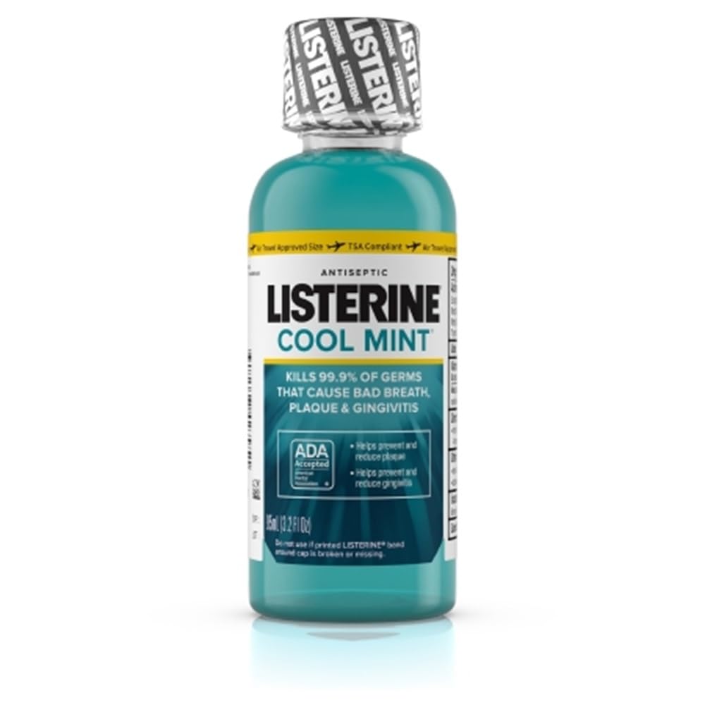 Listerine Antiseptic Mouthwash Cool Mint, 1.05 Pints - 42002040272-Single - LL Medico