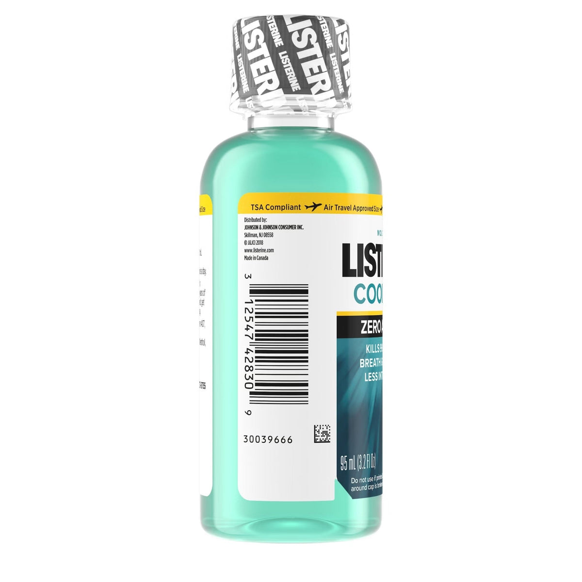 Listerine Cool Mint Zero Alcohol Mouthwash, 3.2 oz - 524283000-Single - LL Medico