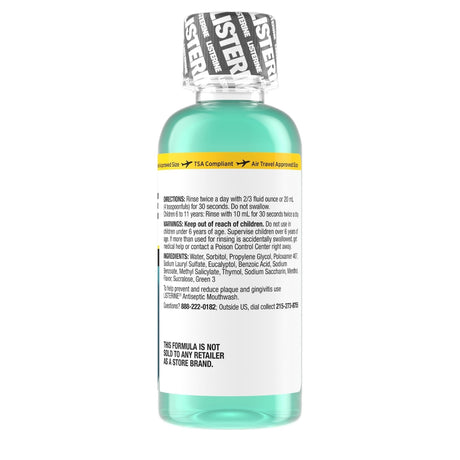 Listerine Cool Mint Zero Alcohol Mouthwash, 3.2 oz - 524283000-Single - LL Medico
