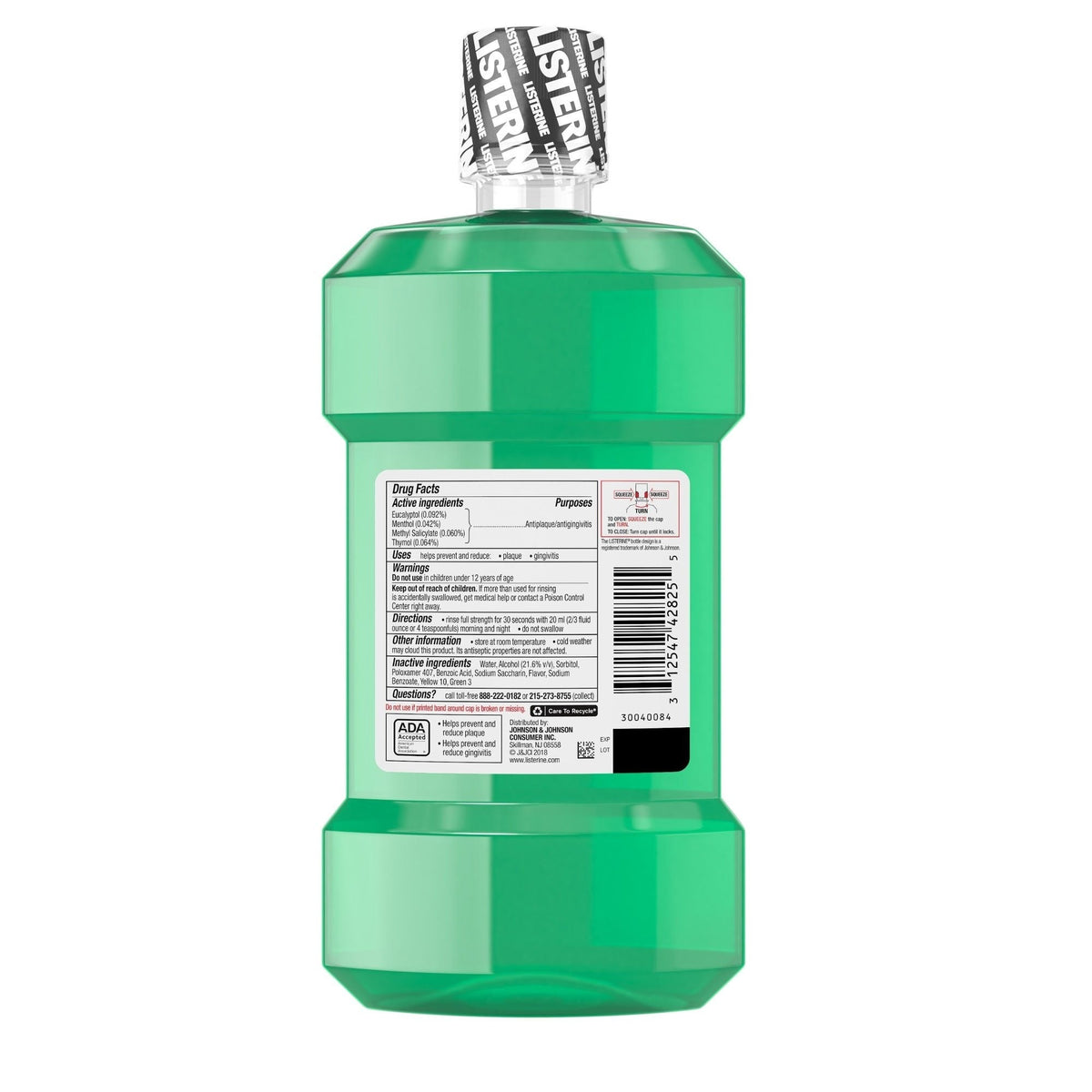 Listerine Freshburst Antiseptic Mouthwash, Spearmint, 500 mL - 529375300-Single - LL Medico
