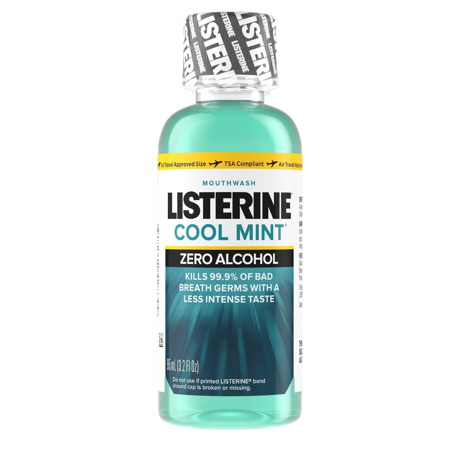 Listerine Zero Clean Mint Mouthwash, 3.2 oz. Bottle - 524283000-Single - LL Medico