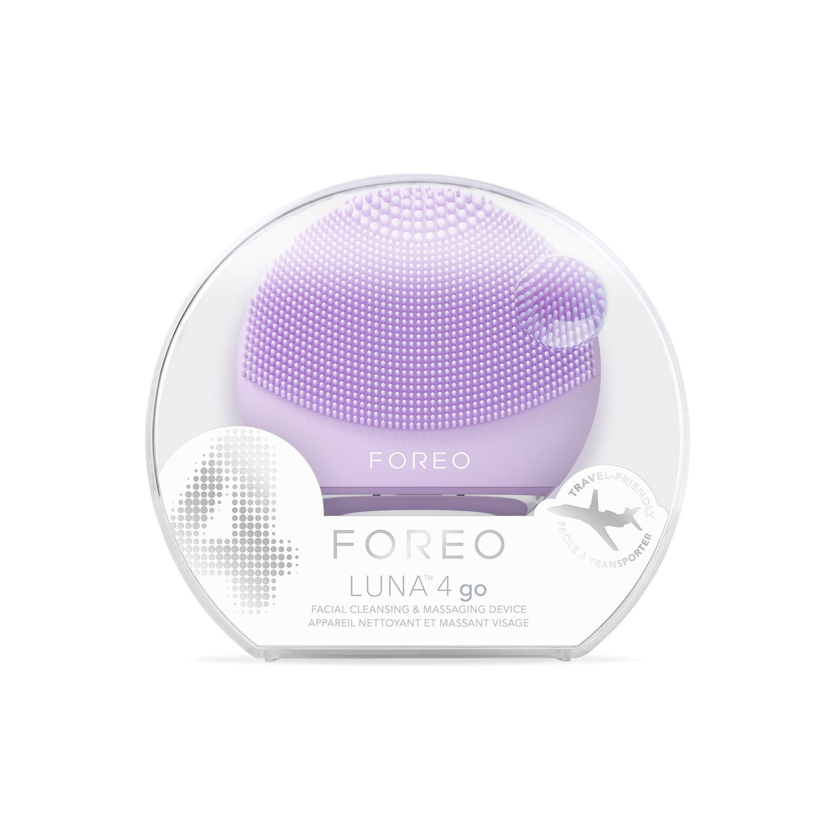 LUNA 4 go Portable Facial Cleansing Device, Lavender - F1337-Single - LL Medico