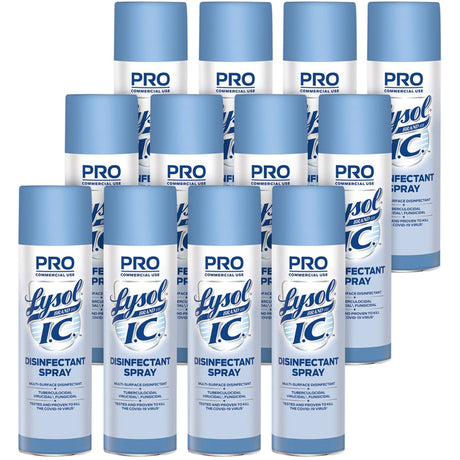 Lysol I.C. Surface Disinfectant, Alcohol Based Aerosol Spray, Liquid, 19 oz, Scented, NonSterile - RAC95029CT-Single - LL Medico