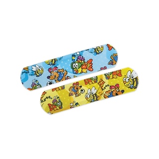 Curad Kid Design (Medtoons) Adhesive Strip, 3/4 x 3 Inch