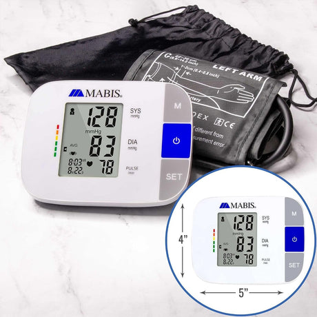 Mabis Digital Blood Pressure Monitor, Adult Arm, Large Cuff - 04-635-001-Single - LL Medico