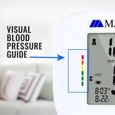 Mabis Digital Blood Pressure Monitor, Adult Arm, Large Cuff - 04-635-001-Single - LL Medico