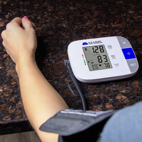 Mabis Digital Blood Pressure Monitor, Adult Arm, Large Cuff - 04-635-001-Single - LL Medico