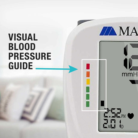 Mabis Digital Wrist Blood Pressure Monitor, Adult Cuff - 04-615-001-Single - LL Medico