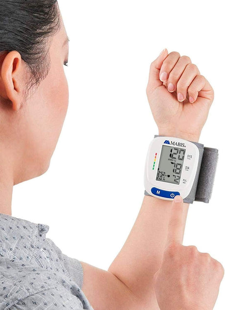 Mabis Digital Wrist Blood Pressure Monitor, Adult Cuff - 04-615-001-Single - LL Medico