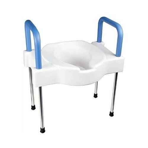 Maddak Extra Wide Tall - Ette Elevated Toilet Seat with Aluminum Legs - 725881000 - LL Medico