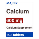 Major Calcium Carbonate Joint Health Supplement, 600 mg - 20555000500 - LL Medico