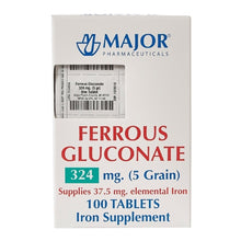 Major Iron Mineral Supplement, 324 mg - 20555001900 - LL Medico
